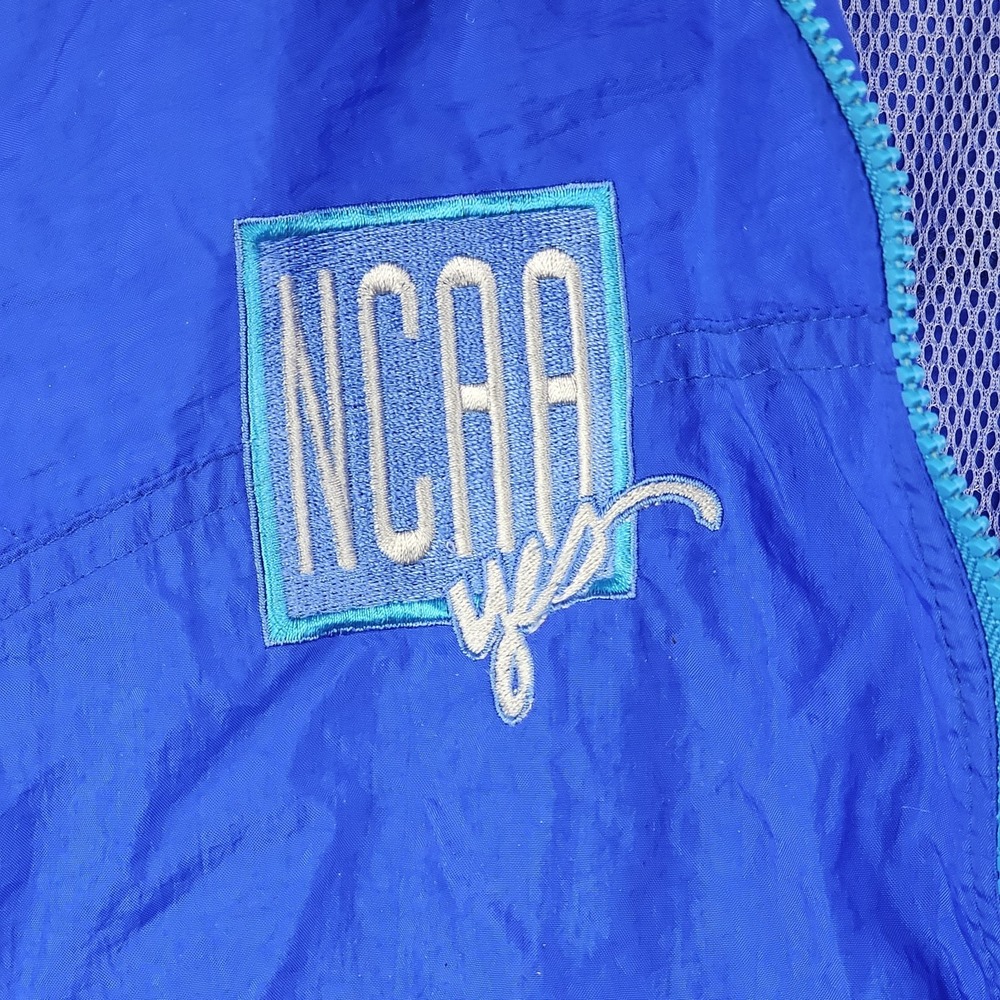 Nike Vintage Windbreaker Jacket Men's XL Blue Spell Out Swoosh NCAA - Picture 4 of 16